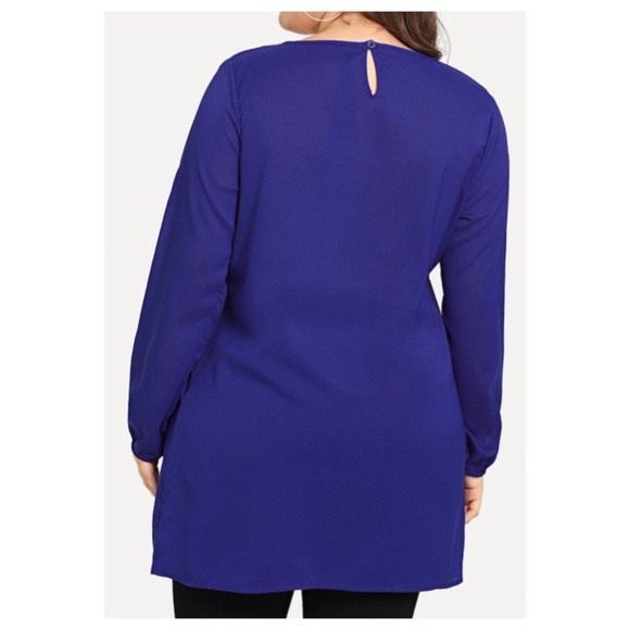 ➕Rounded neck long sleeve top - Picture 2 of 5